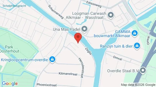 Kantorruimte for rent i Alkmaar - kort over placeringen
