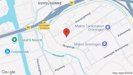 Bedrijfsruimtes for rent i Groningen - kort over placeringen