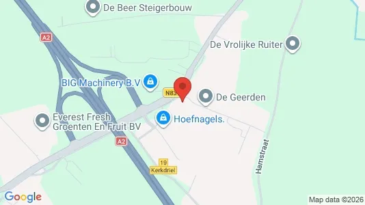 Bedrijfsruimtes for rent i Maasdriel - kort over placeringen