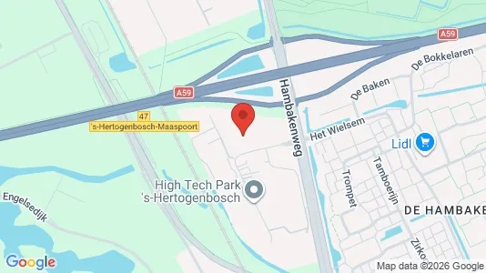 Kantorruimte for sale i Den Bosch - kort over placeringen