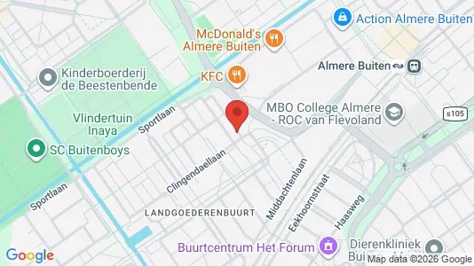 Bedrijfsruimtes for sale i Almere - kort over placeringen