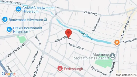 Bedrijfsruimtes for sale i Hilversum - kort over placeringen