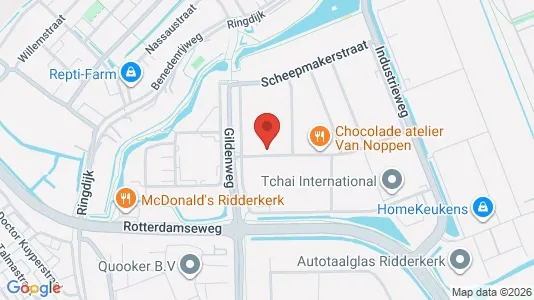 Bedrijfsruimtes for rent i Ridderkerk - kort over placeringen