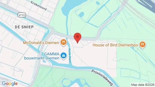 Bedrijfsruimtes for rent i Diemen - kort over placeringen