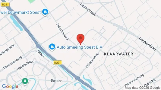 Bedrijfsruimtes for rent i Soest - kort over placeringen
