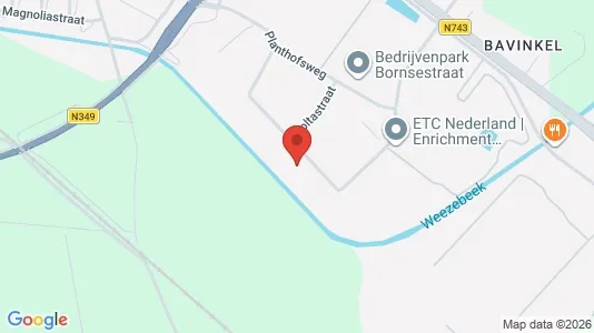 Bedrijfsruimtes for rent i Almelo - kort over placeringen