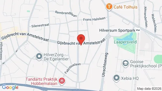 Kantorruimte for rent i Hilversum - kort over placeringen