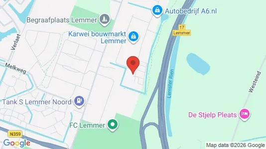 Bedrijfsruimtes for rent i De Fryske Marren - kort over placeringen