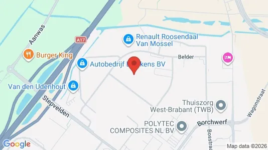 Bedrijfsruimtes for rent i Roosendaal - kort over placeringen