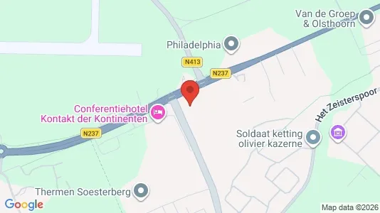 Bedrijfsruimtes for rent i Soest - kort over placeringen