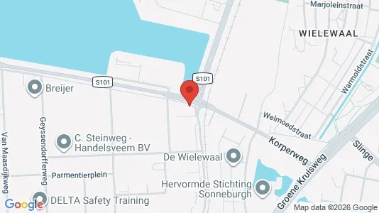 Bedrijfsruimtes for rent i Rotterdam Charlois - kort over placeringen