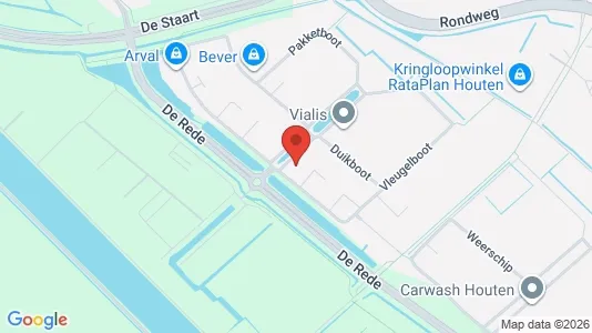 Kantorruimte for rent i Houten - kort over placeringen