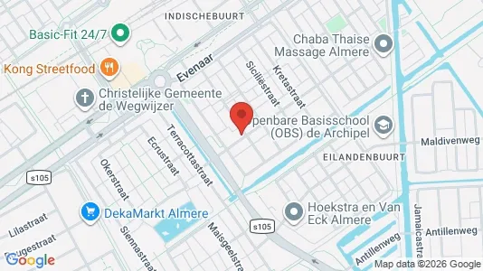 Bedrijfsruimtes for sale i Almere - kort over placeringen