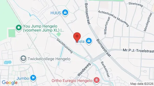 Kantorruimte for rent i Hengelo - kort over placeringen