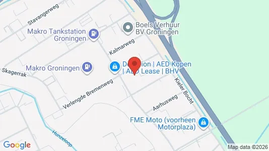 Bedrijfsruimtes for rent i Groningen - kort over placeringen