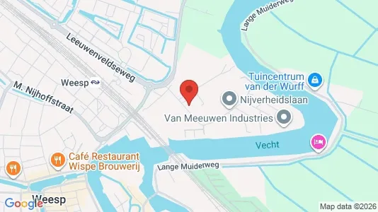 Kantorruimte for rent i Weesp - kort over placeringen