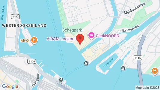 Kantorruimte for rent i Amsterdam Noord - kort over placeringen