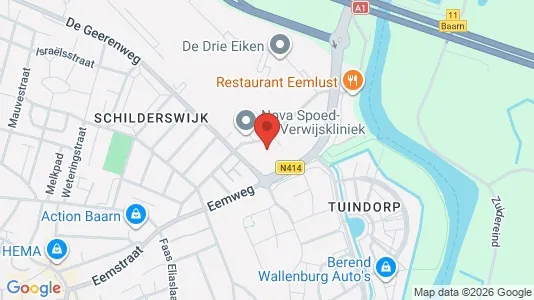 Grond for rent i Baarn - kort over placeringen