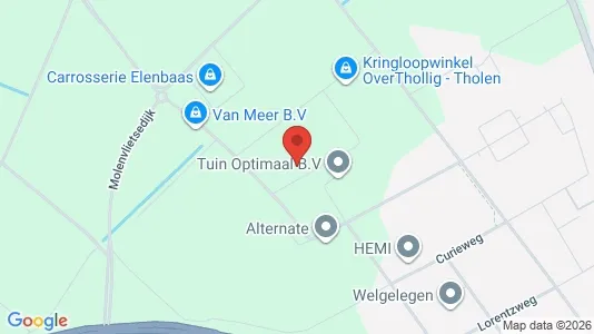 Bedrijfsruimtes for rent i Tholen - kort over placeringen