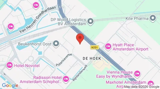 Kantorruimte for rent i Haarlemmermeer - kort over placeringen