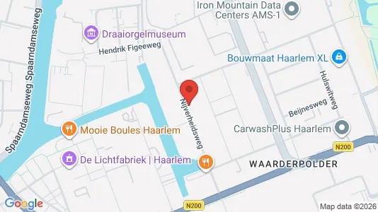 Kantorruimte for rent i Haarlem - kort over placeringen