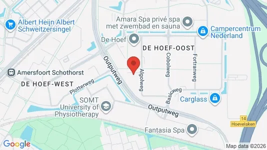 Kantorruimte for rent i Amersfoort - kort over placeringen