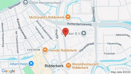 Bedrijfsruimtes for rent i Ridderkerk - kort over placeringen