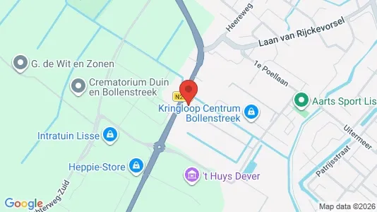 Kantorruimte for rent i Lisse - kort over placeringen