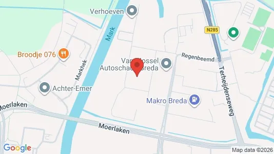 Kantorruimte for rent i Breda - Foto uit Google Street View