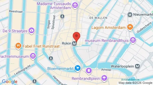 Bedrijfsruimtes for rent i Amsterdam Centrum - kort over placeringen