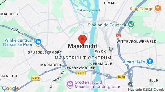 Winkels for rent i Maastricht - Foto uit Google Street View
