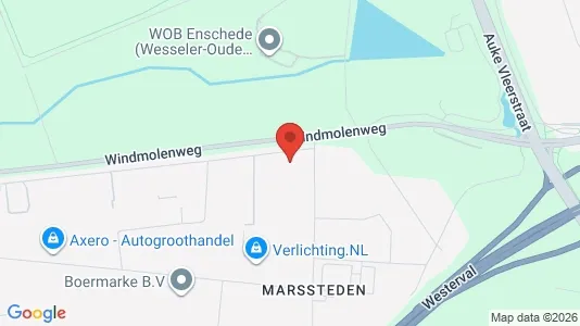 Kantorruimte for rent i Enschede - kort over placeringen