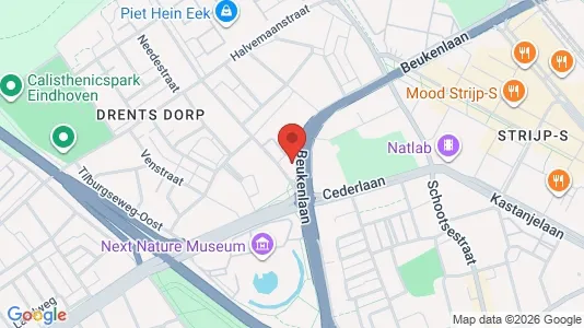 Kantorruimte for rent i Eindhoven - kort over placeringen