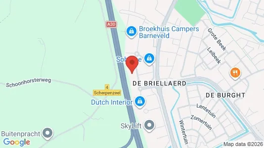 Kantorruimte for rent i Barneveld - kort over placeringen